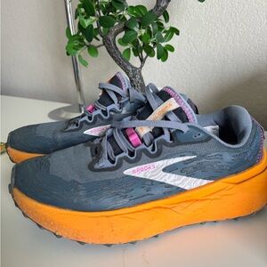 Brooks Blue and Orange Athletic Shoes